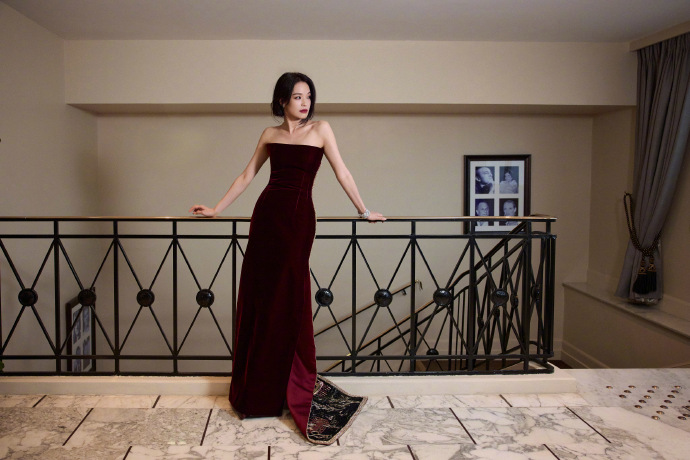 Shu Qi Behind the Scenes on the Red Carpet for the Cannes Film Festival Main Competition Premiere of Resurrection