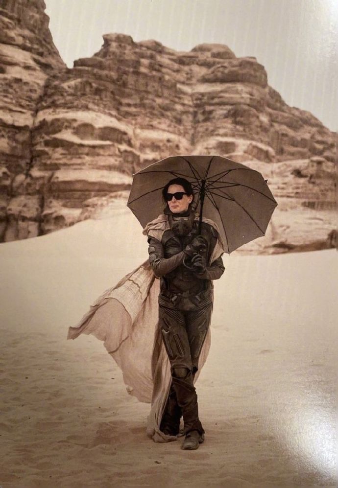 Rebecca Ferguson, behind-the-scenes of *Dune*. Snarky commentary.