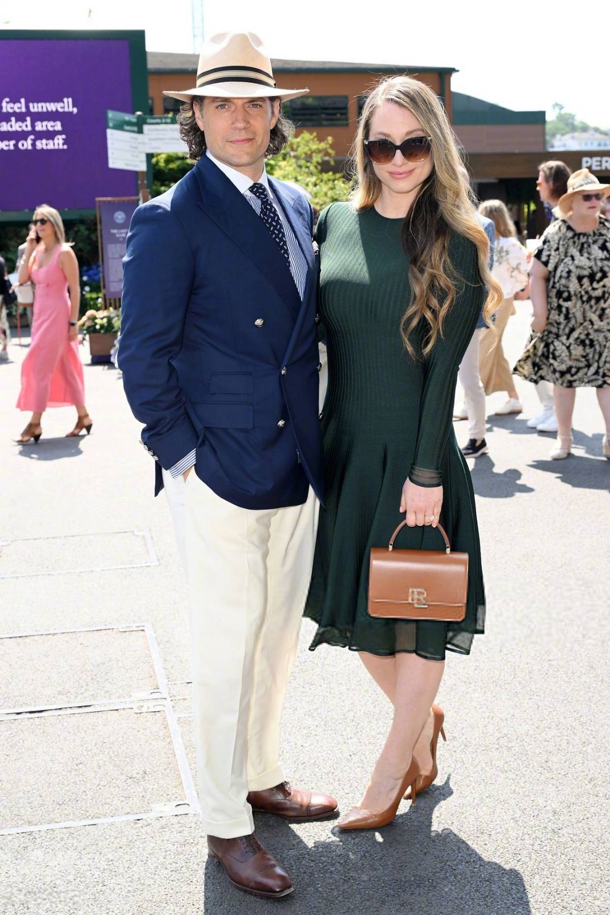 Henry Cavill and girlfriend Natalie Viscuso's Wimbledon outfits