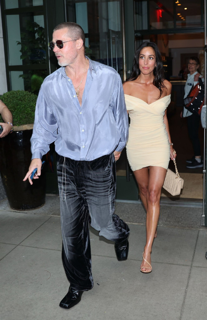 Brad Pitt and Ines de Ramon spotted holding hands in New York