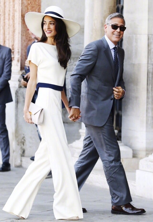 George Clooney and his wife Amal Clooney