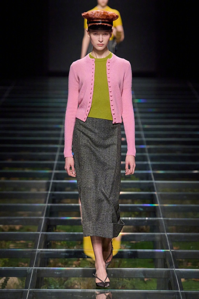 Cardigan with skirt
