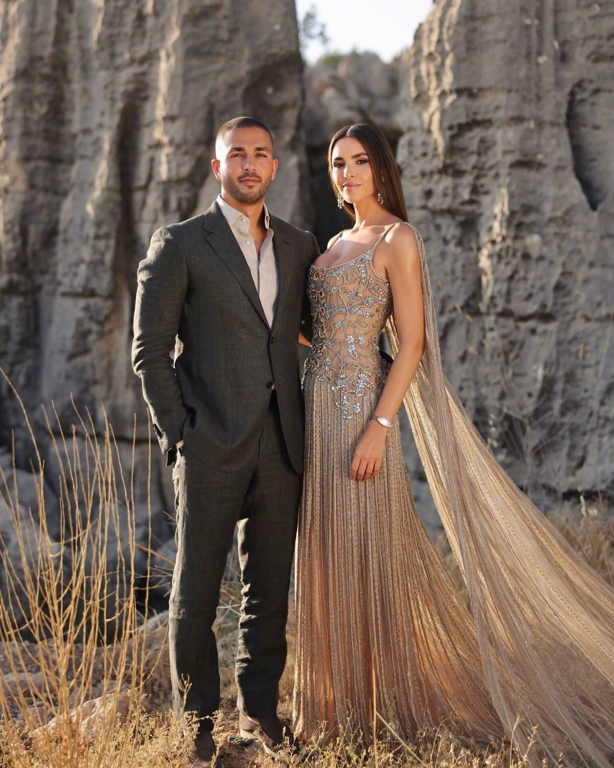 Celio Saab and Zein Qutami wedding photos, men's suits and evening gowns