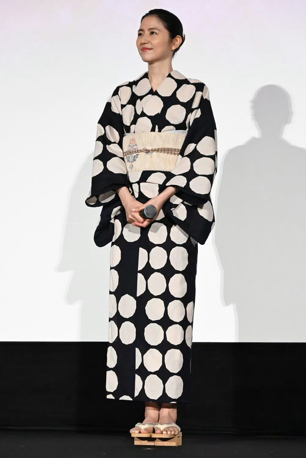 Masami Nagasawa at the screening of "Dollhouse" wearing Kimono