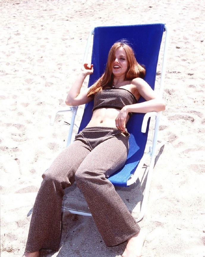 Sunbathing on a Lounge Chair in Cannes in the 1990s