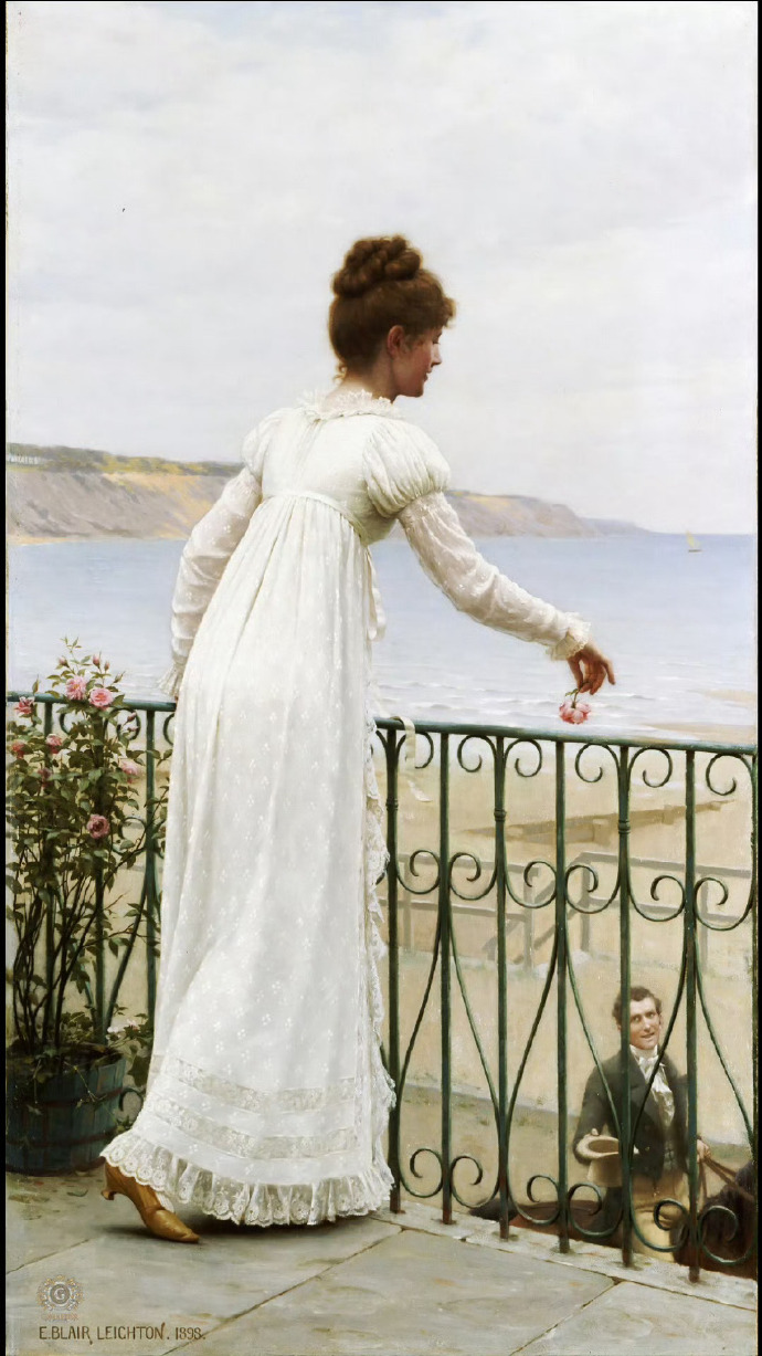 19th-Century Women's Fashion in Edmund Blair Leighton's Paintings