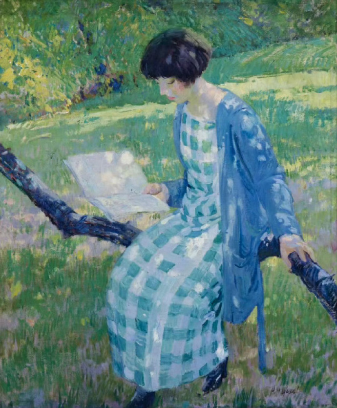 Herman H. Wessel (American, 1878-1969)  A Summer Afternoon, 1924