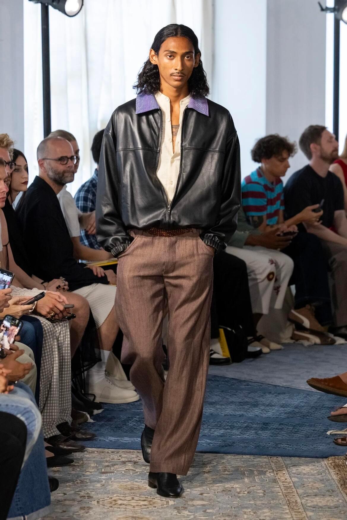 Kartik Research Spring 2026 Menswear: Leather Jacket