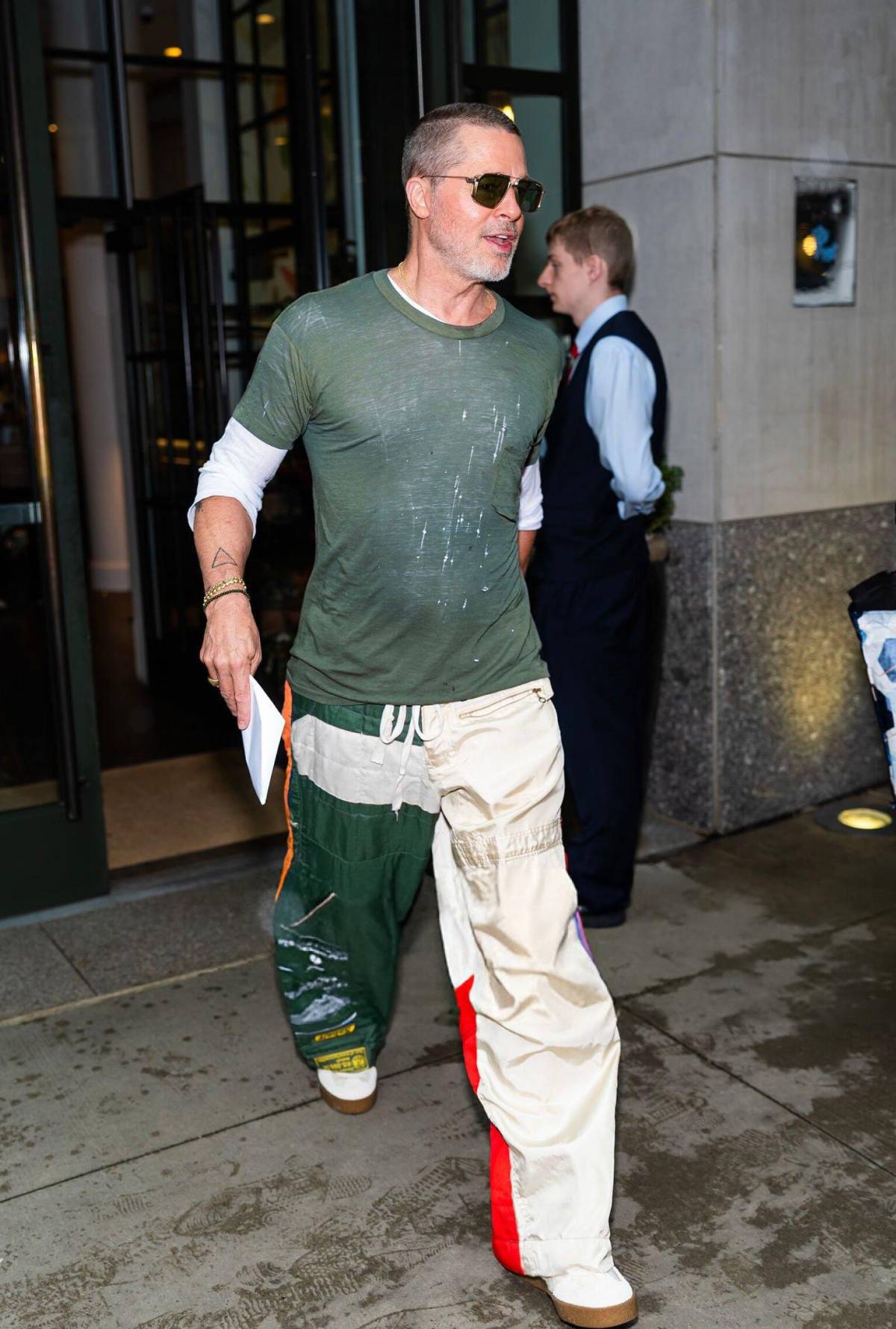 Does Brad Pitt look good in anything?