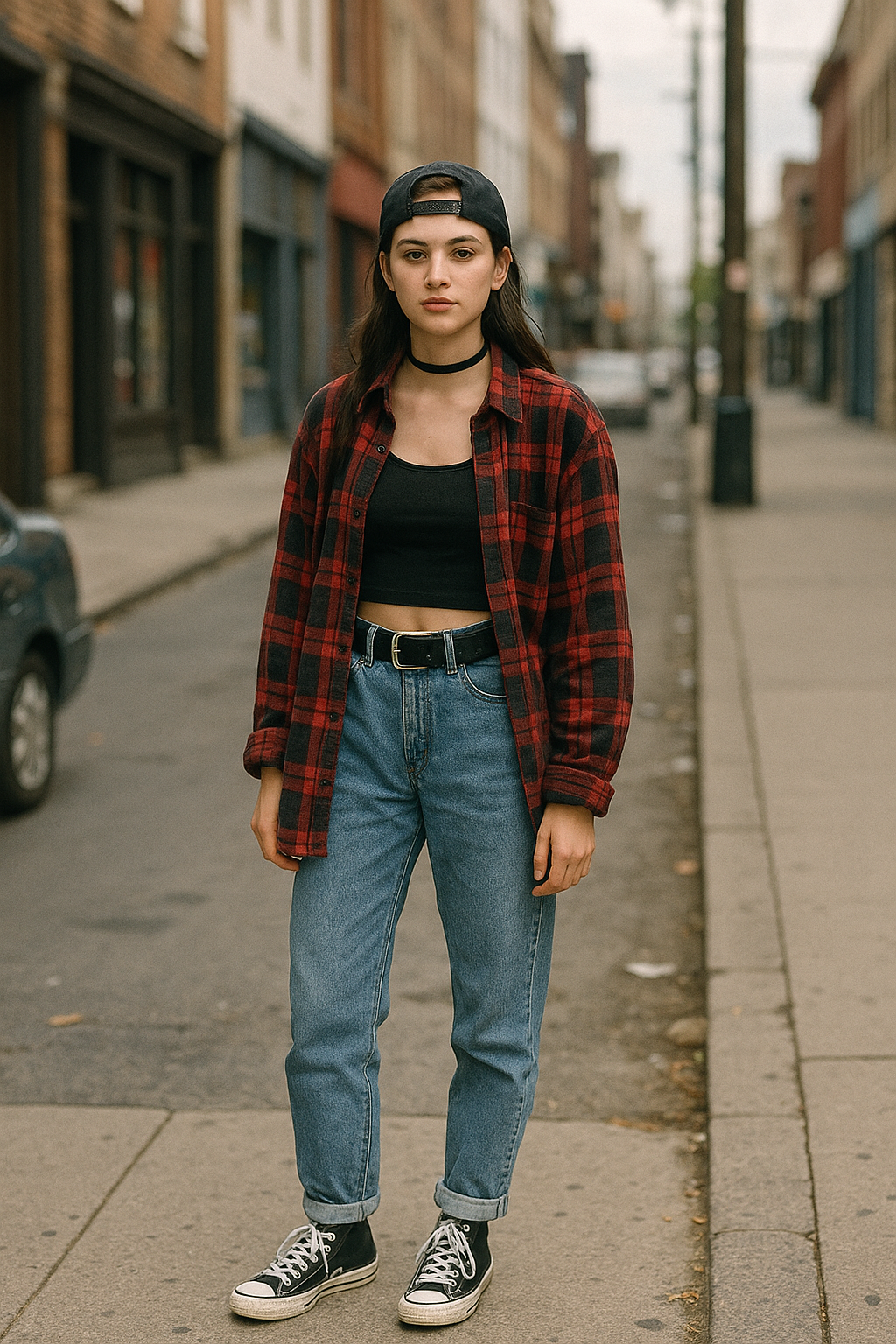 AI-generated 90s outfit