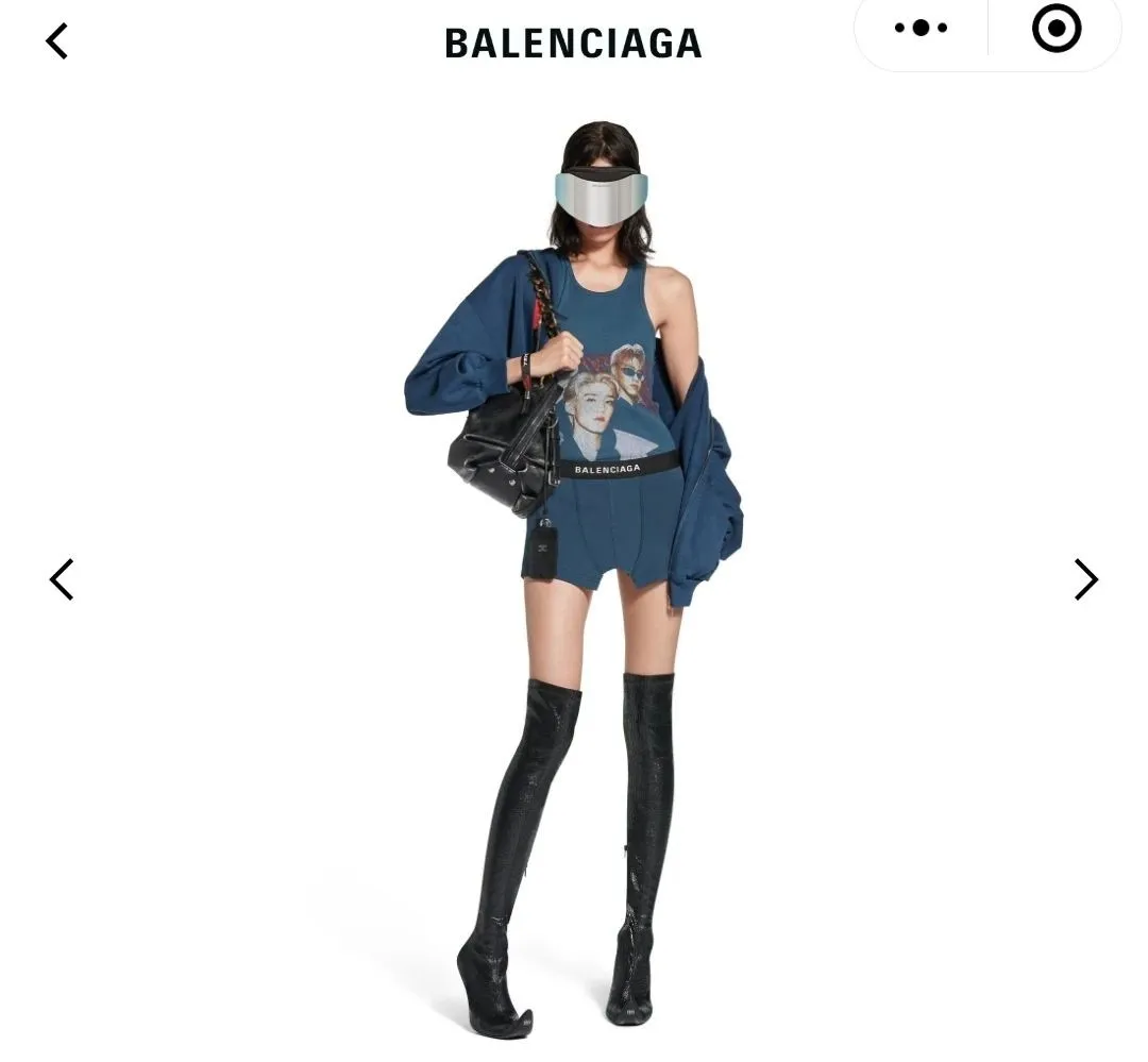Balenciaga New Arrival: Women's Cut-Off Brief Skirt