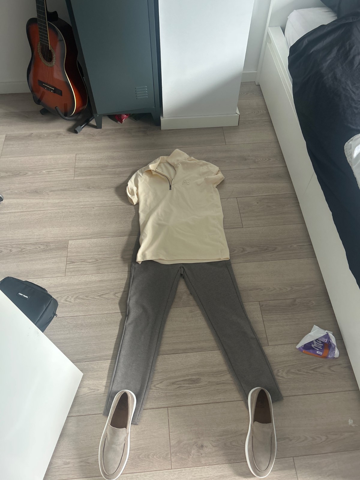 Stylish polo shirt and pants
