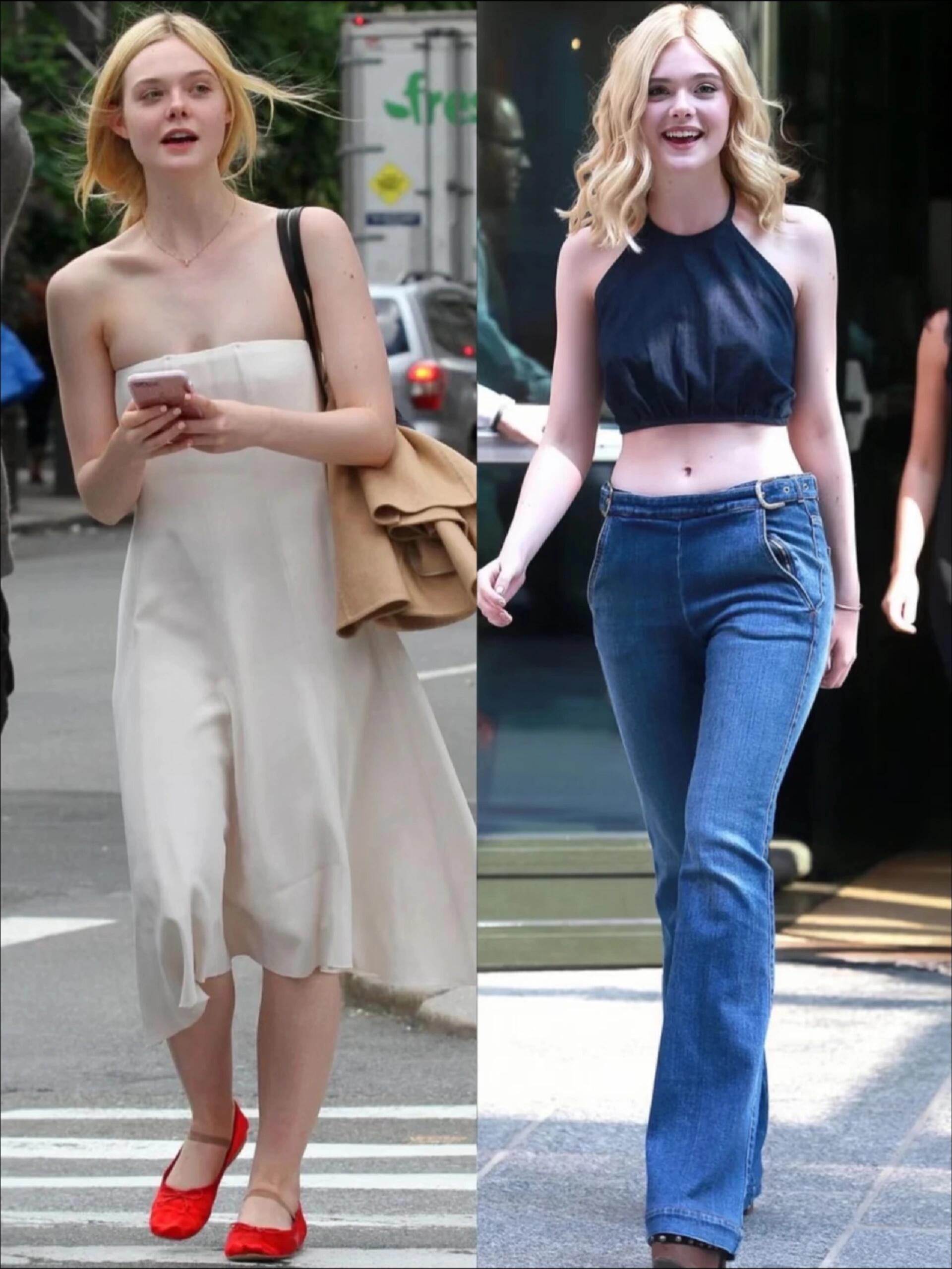 Elle Fanning's summer style