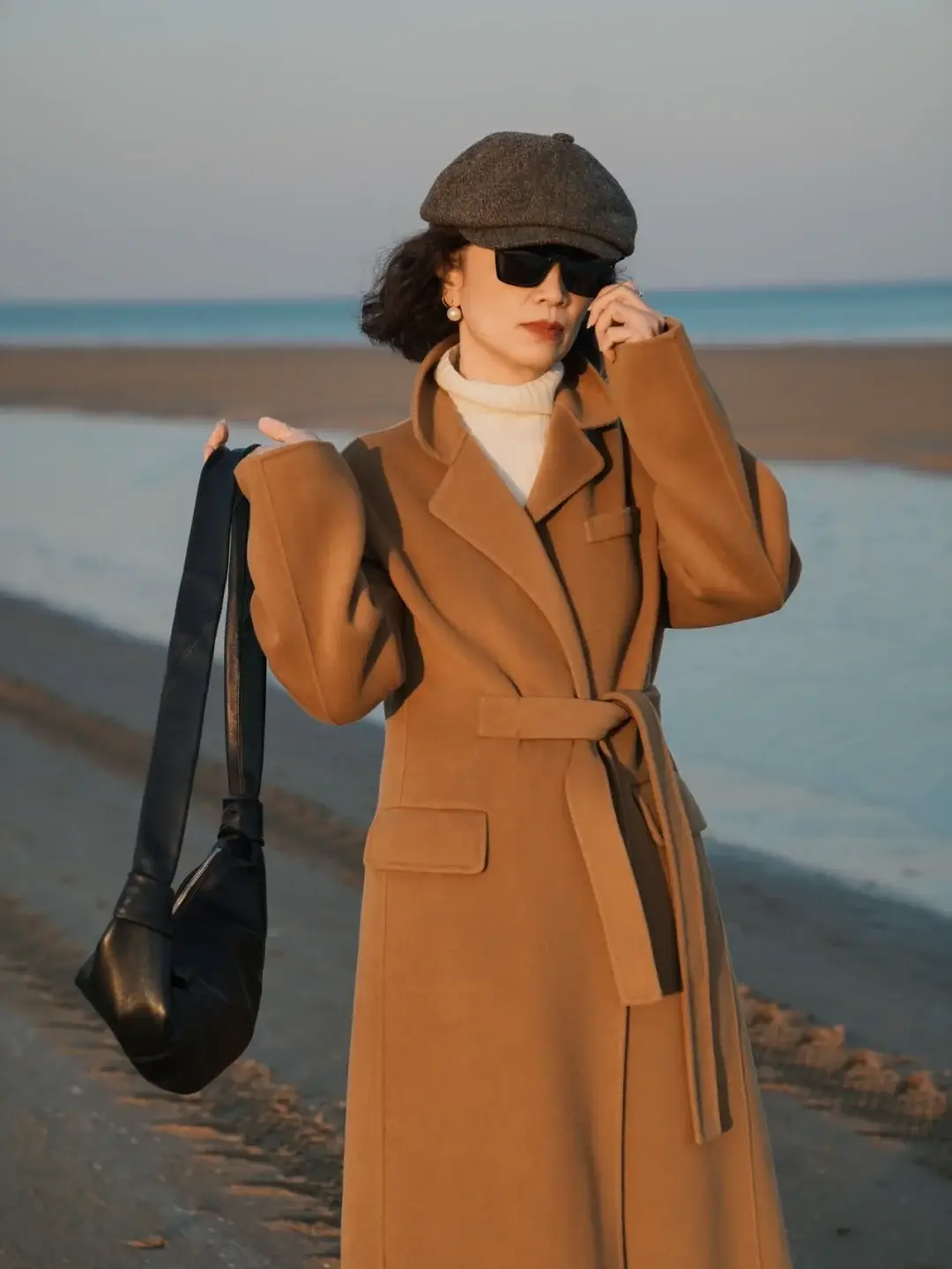 Coat with Turtleneck