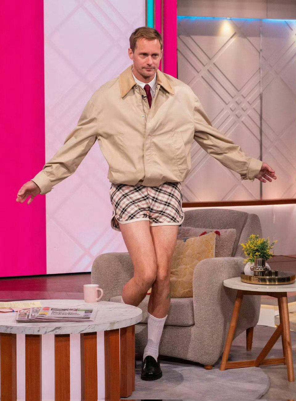 Jacket with shorts