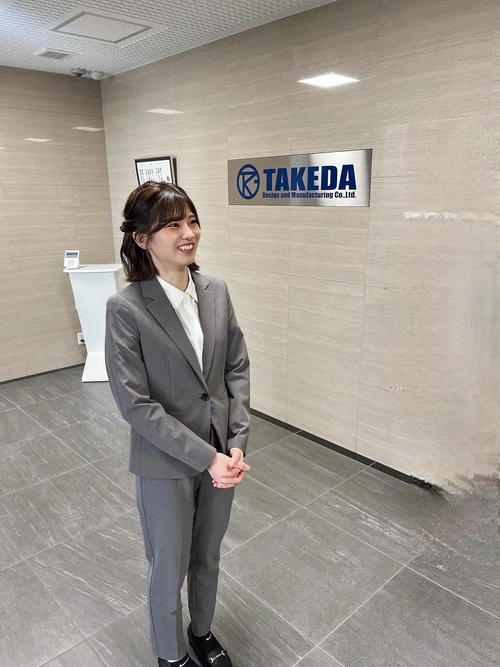 A cute Japanese girl (INS: SAO). Professional Gray Suit with White Shirt for a Sleek Office Look
