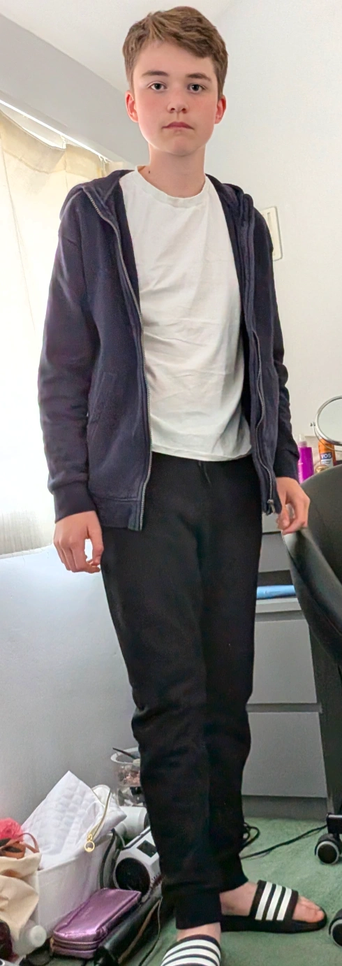 Comfortable and Casual: Black Hoodie with Joggers and White Tee for an Effortless Look