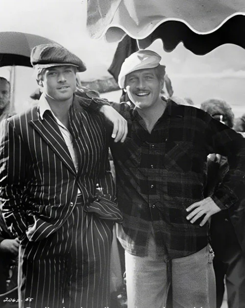 Classic Pinstripe Suit with a Vintage Flat Cap: A Timeless Blend of Elegance and Casual Charm
