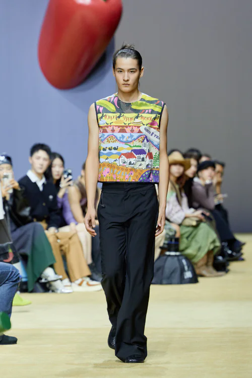 Colorful Farmhouse Chaos Meets Office Blahs: A Fashion Enigma