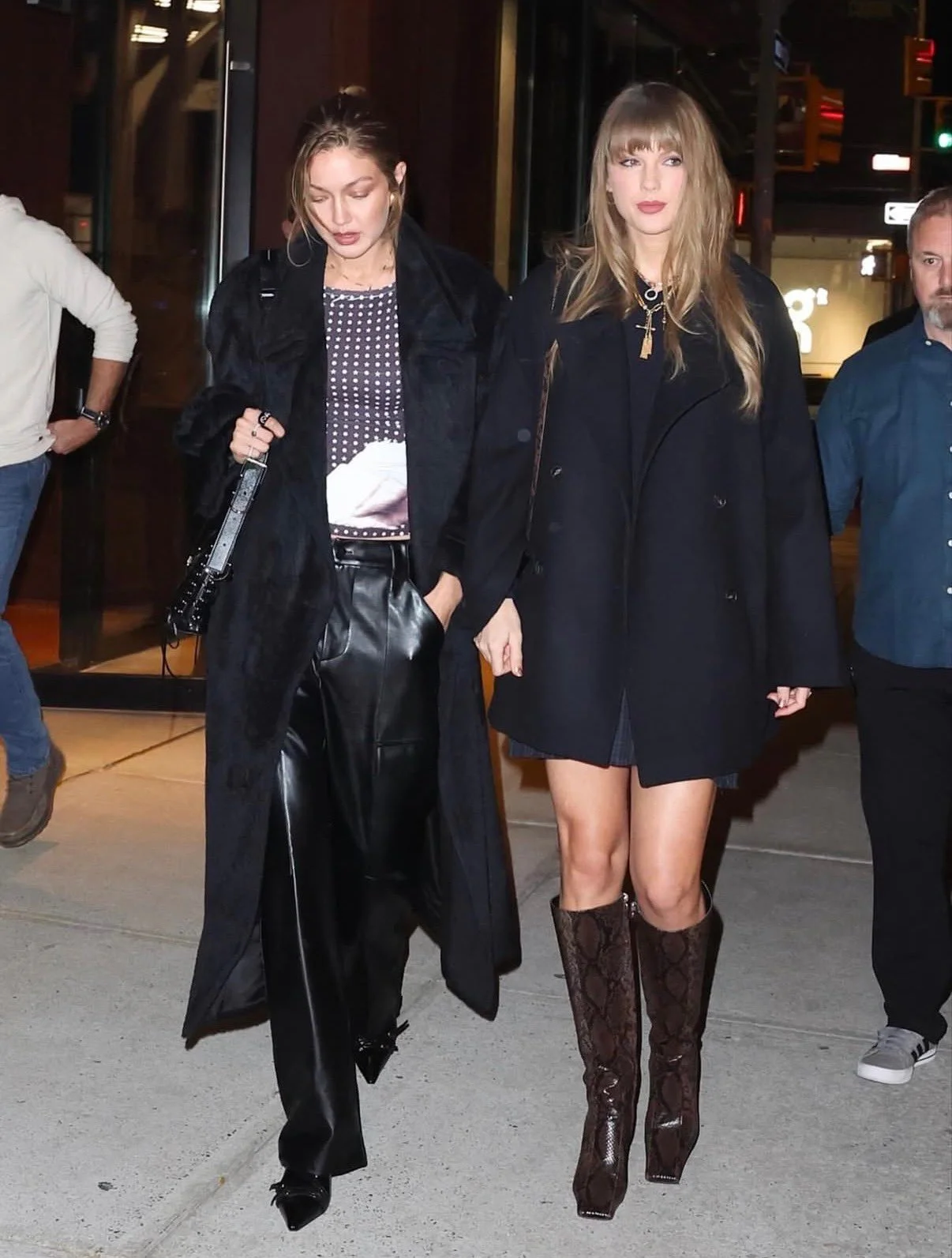 Taylor Swift and Gigi Hadid's latest street style photos in New York showcase their fall fashion sense.